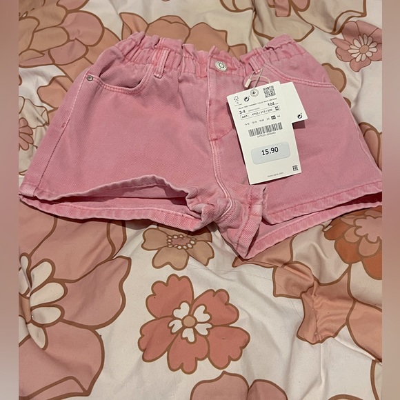 (NWT) zara garment dye shorts - Picture 2 of 5